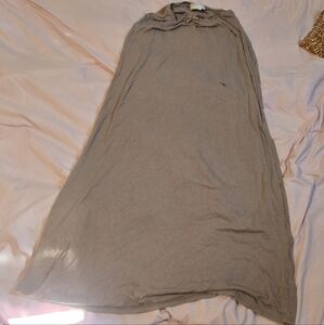 Chic Beige Maxi Skirt for Women